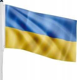  FLAGMASTER FLAGMASTER Maszt flagowy w tym. flagi Ukraina, 650 cm