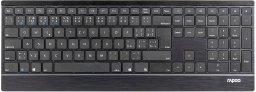 Klawiatura Rapoo RAPOO klawiatura E9500M Multi-mode Wireless Ultra-slim Keyboard Black