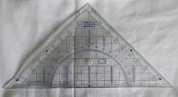 Staedtler Linijka kątowa 22cm Acryl z uchwytem przezroczysty