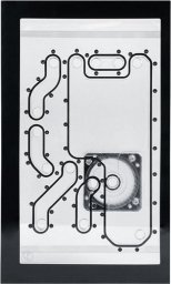 Stealkey Customs Stealkey Customs Lian Li O11D Mini Front MK2 D5 Distroplate - Acryl - schwarz