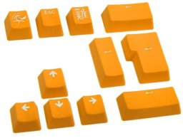 Ducky Ducky PBT Double-Shot Keycap Set, orange, 11 Tasten