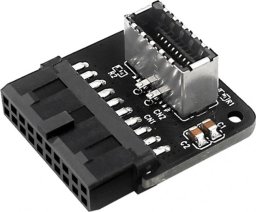 Graugear Graugear Interner 19-Pin Stecker (USB 3.0) auf USB 3.1 Typ-E 20-Pin Key A - 90 Grad