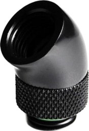 Barrow Barrow Adapter 45 Grad G1/4 Zoll AG auf G1/4 Zoll IG - drehbar, schwarz