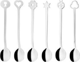 Sambonet Sambonet New Portafortuna Inox 6 Party Spoon Set