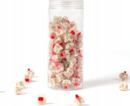  Keychron Keychron Gateron Cap V2 Red Switch Set, Key Switches (Red/Transparent, 110 Pieces)