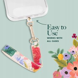 Rifle Paper Rifle Paper Phone Wristlet - Uniwersalna smyczka do telefonu (Garden Party Blush)