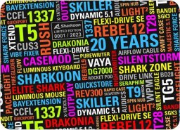  Sharkoon Sharkoon 20 Years Limited Edition Mouse Mat, gaming mouse pad (multicolored)