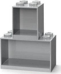 Room Copenhagen Room Copenhagen LEGO Regal Brick Shelf 8+4, Set 41171740 (light grey, 2 shelves)