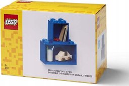 Room Copenhagen Room Copenhagen LEGO Regal Brick Shelf 8+4, Set 41171731 (blue, 2 shelves)