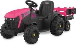 Jamara Jamara Ride-on Traktor Super Load mit Anhänger 12V pink