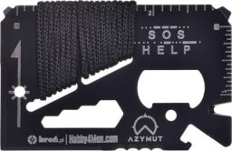 Azymut Multitool AZYMUT TOOL CARD karta wielofunkcyjna - 13 narzędzi + etui, 85/53 mm (H-O200930TC)