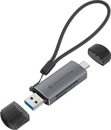 Czytnik Conceptronic CONCEPTRONIC Card Reader USB-C/USB-A -> Micro SD/TF       sw