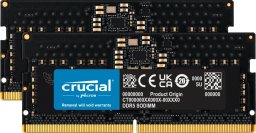 Pamięć do laptopa Crucial SODIMM, DDR5, 16 GB, 5600 MHz, CL46 (CT2K8G56C46S5)