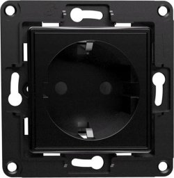  Shelly Shelly wall socket EU (black, flush-mounted)