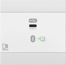 Audac AUDAC NWP400/W Sieciowy panel wejściowy audio - USB Type-C Wersja biała