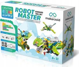 Makerzoid Makerzoid Robot Master Standard - zestaw ponad 370 klocków edukacyjnych z możliwością kodowania - Gwarancja bezpieczeństwa. Proste raty. Bezpłatna wysyłka od 170 zł.