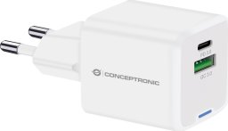 Ładowarka Conceptronic CONCEPTRONIC Ladegerät 2Port  20W,1xUSB-C,1xUSB-A   1.5m  ws