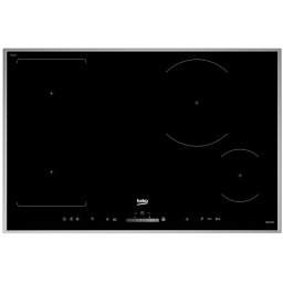Płyta grzewcza Beko BEKO HII 84500 FHTX, self-sufficient hob (black/silver, 80 cm)