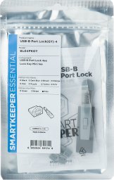 Smartkeeper SmartKeeper Mini "USB-B Port" Blocker grau     4 Stk.+Key