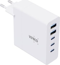 Ładowarka Verico Verico Ladegerät MOJO GaN 140W PD, 5-Port (USB-A & USB-C) WH retail