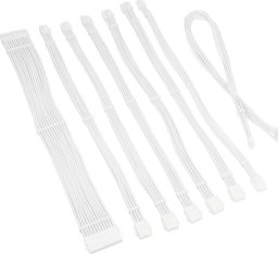 Kolink Zestaw kabli, 0.6m, Biały (COREPRO-EK-12VT2-WHT)