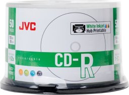 JVC JVC CD-R 700MB 52X INKJET WHITE PRINTABLE CAKE*50 701715JCK0021
