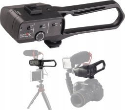  LensGo Regulator Wzmacniacz Dźwięku Do Mikrofonu + Grip Stabilizator Aparat Kamera / D1l
