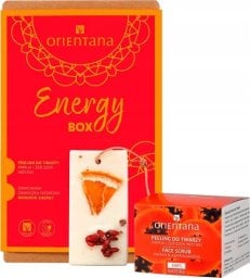  Orientana Orientana, Zestaw ENERGY Box: peeling do twarzy i zawieszka zapachowa
