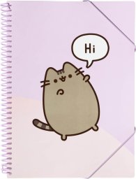  Pusheen Pusheen - Skoroszyt A4 z gumką + 30 przezroczystych koszulek