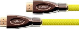 Kabel PYTHON Python HDMI« 2.0 Kabel AKTIV 4K2K Nylongeflecht gelb 30m