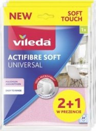  Vileda Ściereczka Vileda ACTIFIBRE SOFT 2+1 3szt