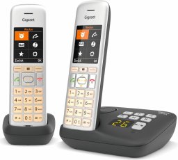 Telefon stacjonarny Gigaset CE575A Duo Czarny