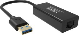Adapter USB Vision USB-A - RJ-45 Czarny  (TC-USBETH/BL)