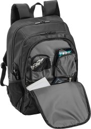 Plecak Pedea PEDEA Rucksack "First One" 17,3 Zoll (43,9cm), schwarz/grau