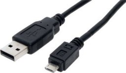 Kabel USB S-Impuls USB-Anschlusskabel 2.0 (USB A-Steck/USB B-Micro-Steck) 0,5m sw