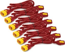 Kabel zasilający APC APC AP8704S-WWX340 kabel zasilające Czerwony 1,22 m C13 panel C14 panel
