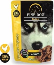  FINE DOG Fine Dog Mokra Karma dla Psa Kurczak 100g