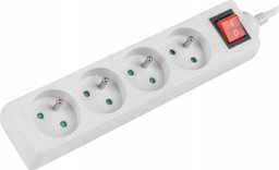 Listwa zasilająca Lanberg Listwa Zasilająca Przedłużacz 1,5m 4x230V włącznik