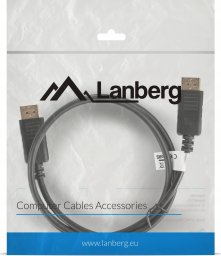  Lanberg KABEL DISPLAYPORT 4K UHD Przewód DP 1m 100%CU GOLD