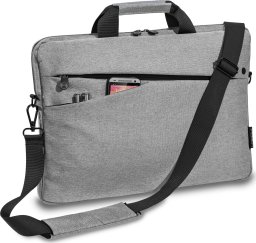 Torba Pedea PEDEA Notebooktasche "Fashion" bis 15,6" (39,6cm) grau/schwarz