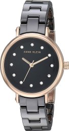 Zegarek Anne Klein Zegarek damski Anne Klein AK-3312BKRG czarny