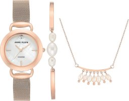 Zegarek Anne Klein Zegarek damski Anne Klein AK-3840RGST różowe złoto