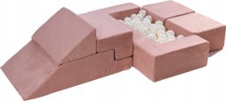  MeowBaby MeowBaby Velvet Bricks Set Multifunkcyjny plac za