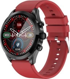 Smartwatch Hagen Smartwatch  męski Hagen HC67.14.535 czerwony pasek