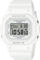 Zegarek sportowy BABY-G Zegarek Casio Baby-G BGD-565U-7ER biały pasek