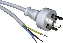 Kabel zasilający Roline 30.16.9036 kabel zasilające Biały 2 m