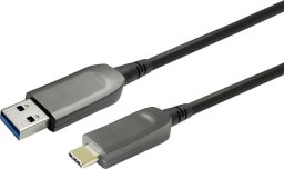 Kabel USB VivoLink USB-C - USB-A 10 m Czarny (PROUSBCAMMOP25)