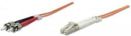  Intellinet Network Solutions kabel światłowodowy Duplex LC/ST, 62.5/125 µm, OM1, 2m (471312)