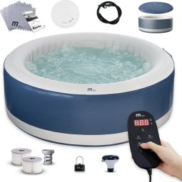 Jacuzzi ogrodowe MSpa Basen z hydromasażem dmuchane Vento MSpa 6 osób SPA Bąbelki