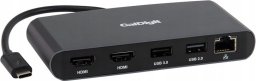 CalDigit CalDigit Thunderbolt 3 mini Dock Przewodowa Czarny, Szary